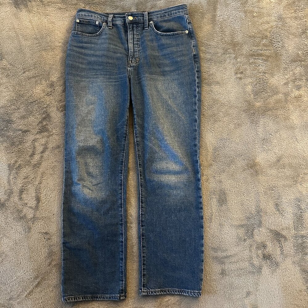 Madewell Slim Demi-Boot Cut Jeans Women's size 28 Medium Wash Non-Distressed